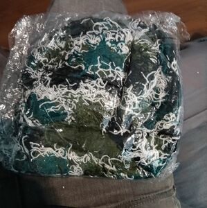 Green and Black Balaclava Ski Mask